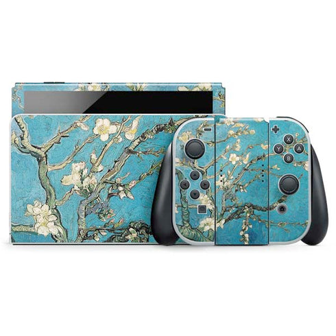 Vincent Van Gogh Almond Branches in Bloom Nintendo Switch OLED (2021) Skin